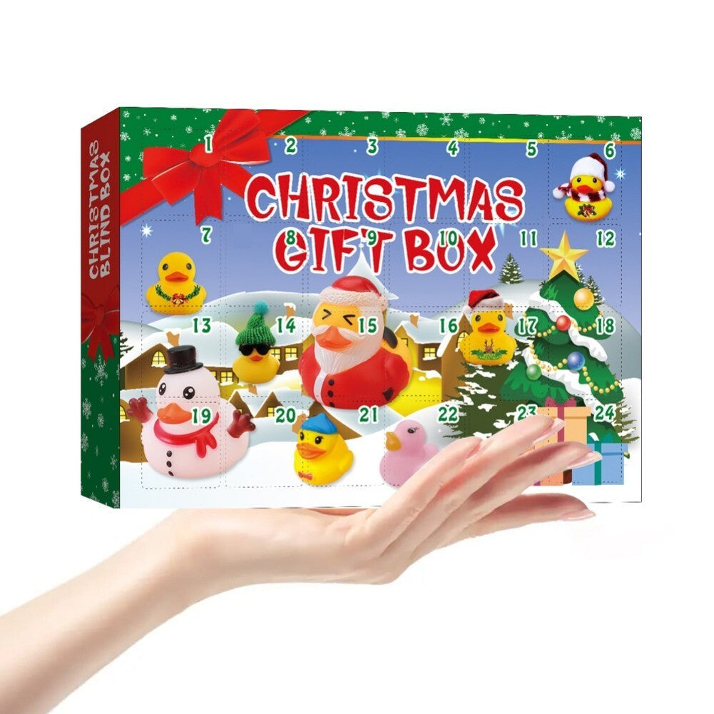Rubber Duck Advent Calendar Christmas Countdown for Kids 24 Days Ducks Toy Gift