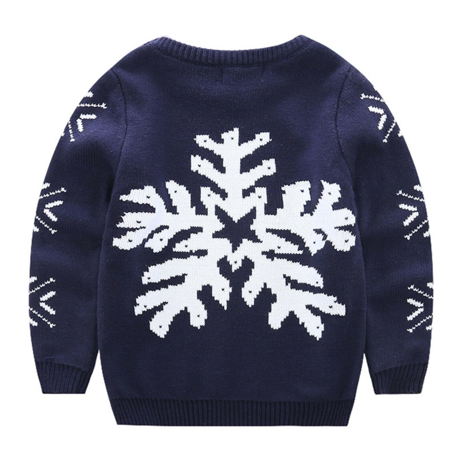 ELSA & ANNA UK Unisex Children Christmas Jumper Boys Girls Jumpers Sweater BLU02