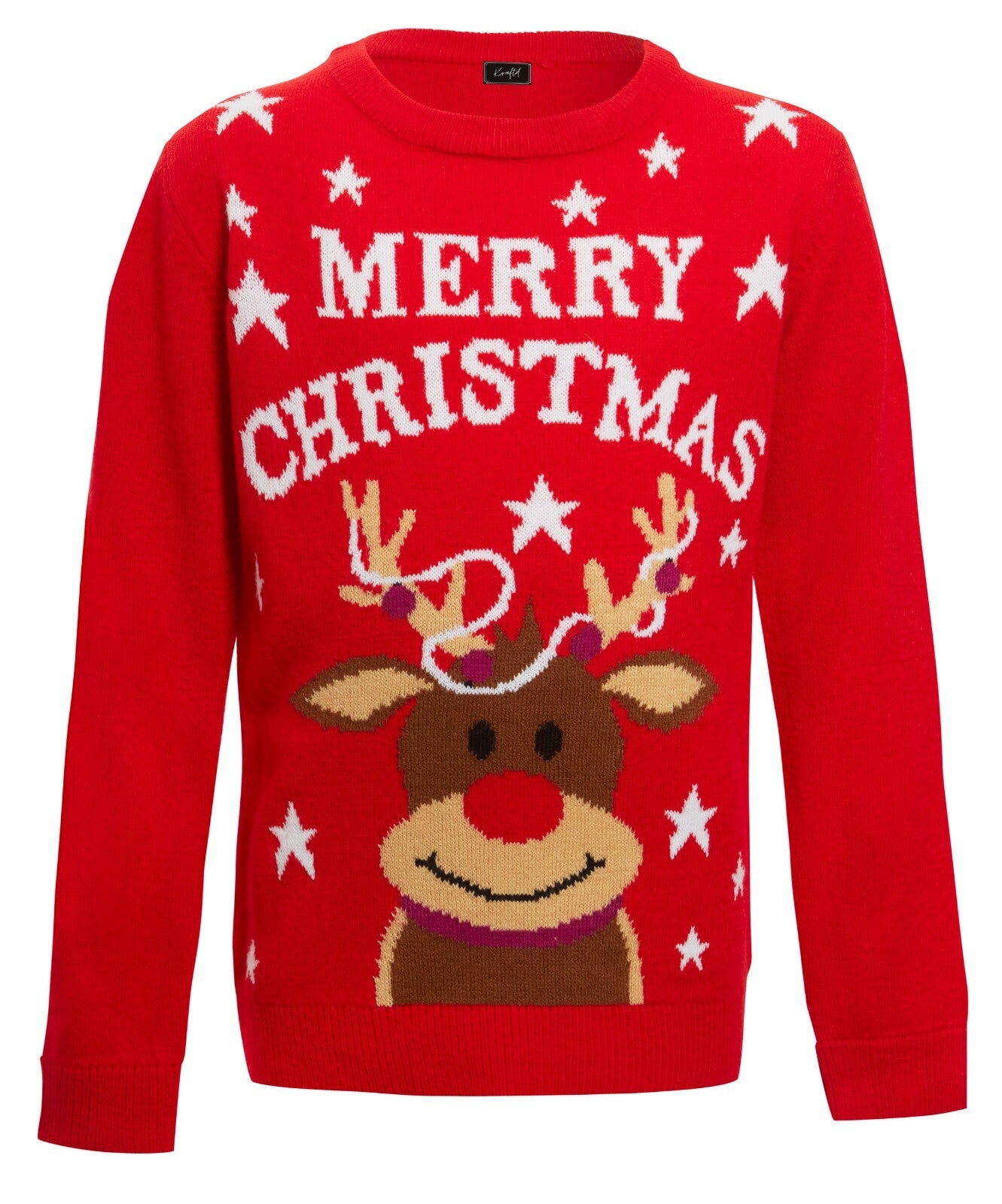 Christmas Xmas Jumper Boys Girls Funny Novelty Kids Children Knitted Sweater