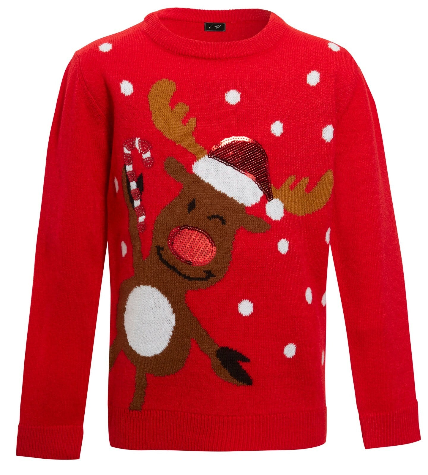 Christmas Xmas Jumper Boys Girls Funny Novelty Kids Children Knitted Sweater