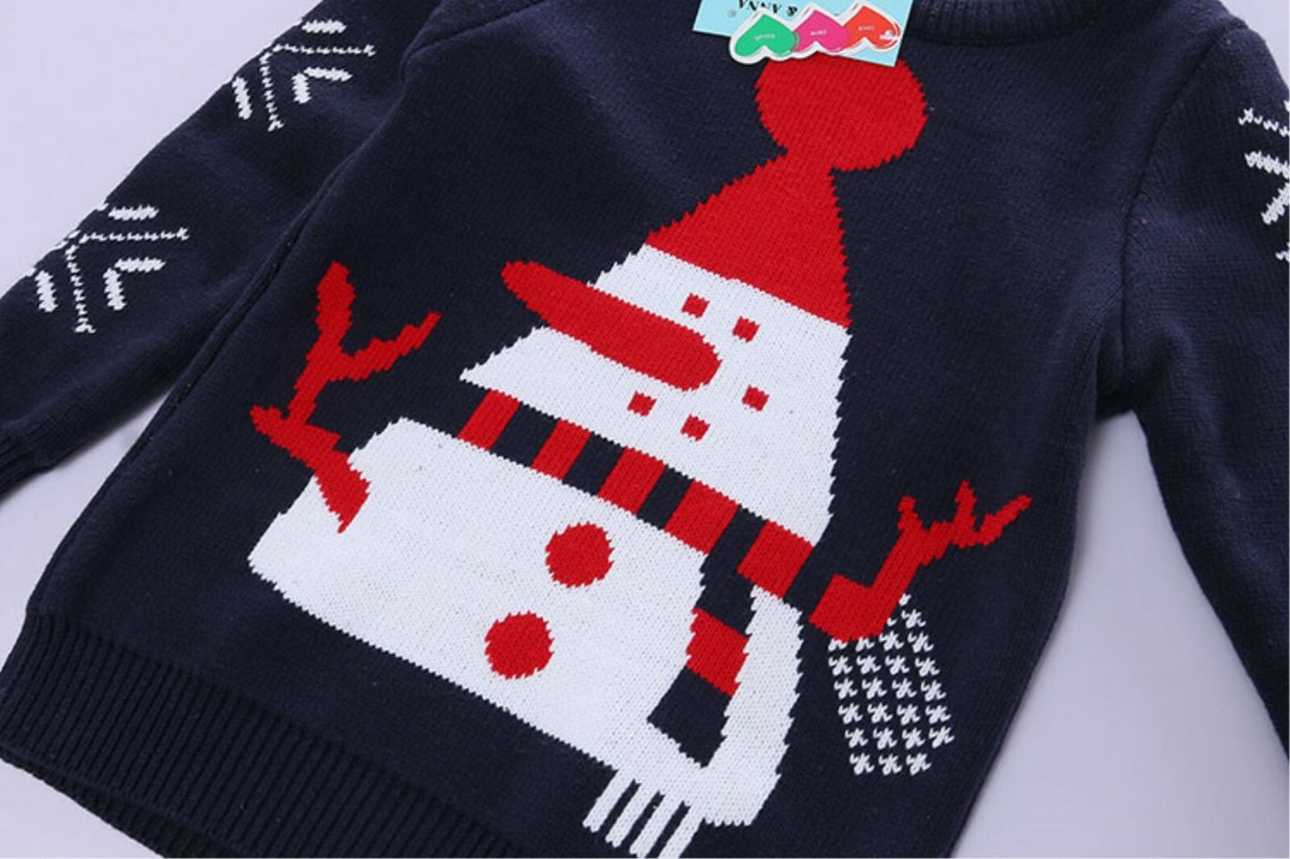 ELSA & ANNA UK Unisex Children Christmas Jumper Boys Girls Jumpers Sweater BLU02