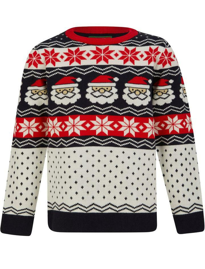 Christmas Xmas Jumper Boys Girls Funny Novelty Kids Children Knitted Sweater