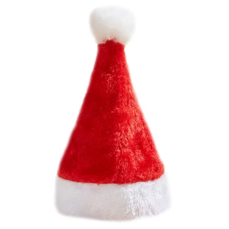 Adjustable 3D Christmas Pet Santa Hat for Dogs Cats Christmas Costume Pet Accessories Halloween Holiday Christmas Party Cap