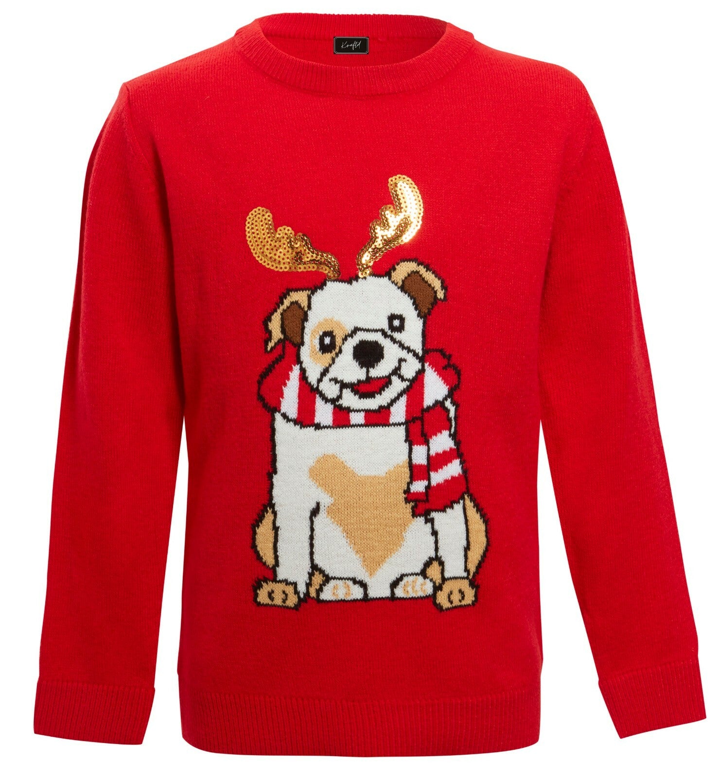 Christmas Xmas Jumper Boys Girls Funny Novelty Kids Children Knitted Sweater