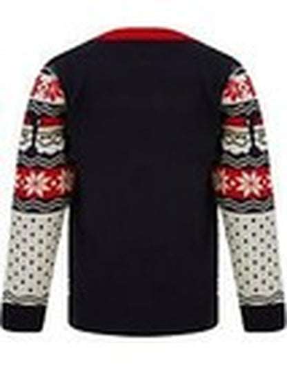 Christmas Xmas Jumper Boys Girls Funny Novelty Kids Children Knitted Sweater