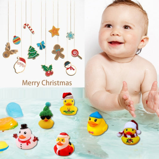 Rubber Duck Advent Calendar Christmas Countdown for Kids 24 Days Ducks Toy Gift