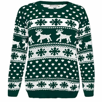 Girls Boys Xmas Jumper Reindeer Rudolph Knitted Christmas Jumper Kids Sweater