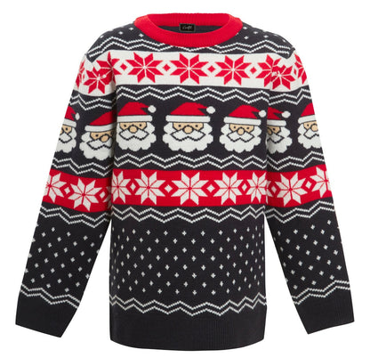 Christmas Xmas Jumper Boys Girls Funny Novelty Kids Children Knitted Sweater